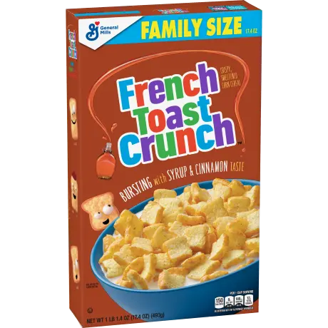 French Toast Crunch cereal box