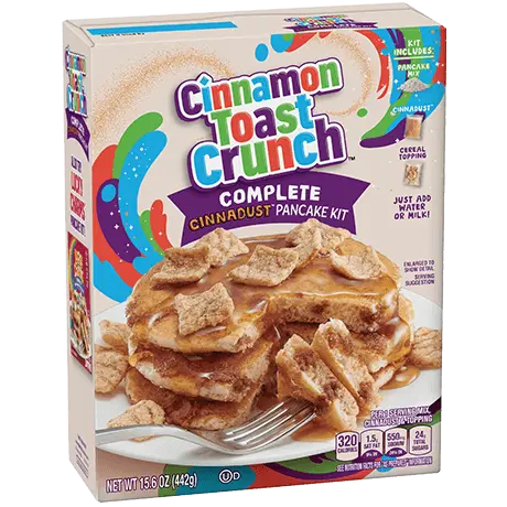Cinnamon Toast Crunch Complete Cinnadust Pancake Kit, front of product