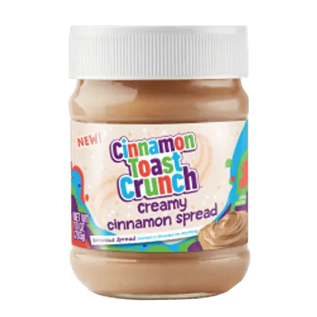 Cinnamon Toast Crunch™ Creamy Cinnamon Spread, front of product.